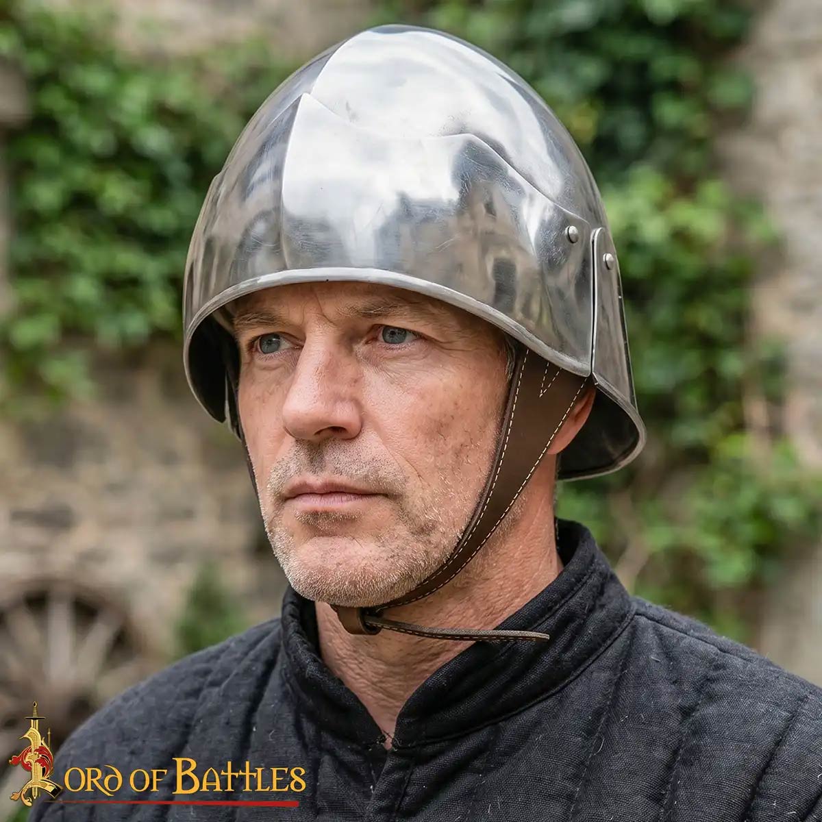 15th Century Burgundian Sallet Helmet with Liner