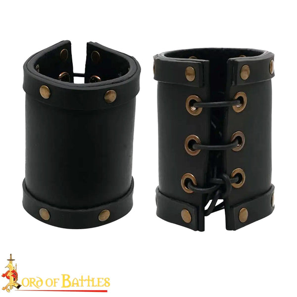 Brassards de pirate en cuir