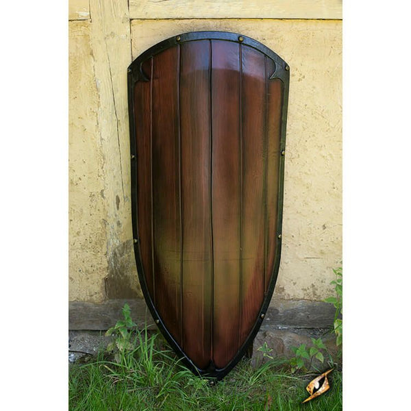 Bouclier de Tour de Footman - Bois - 120x60 cm